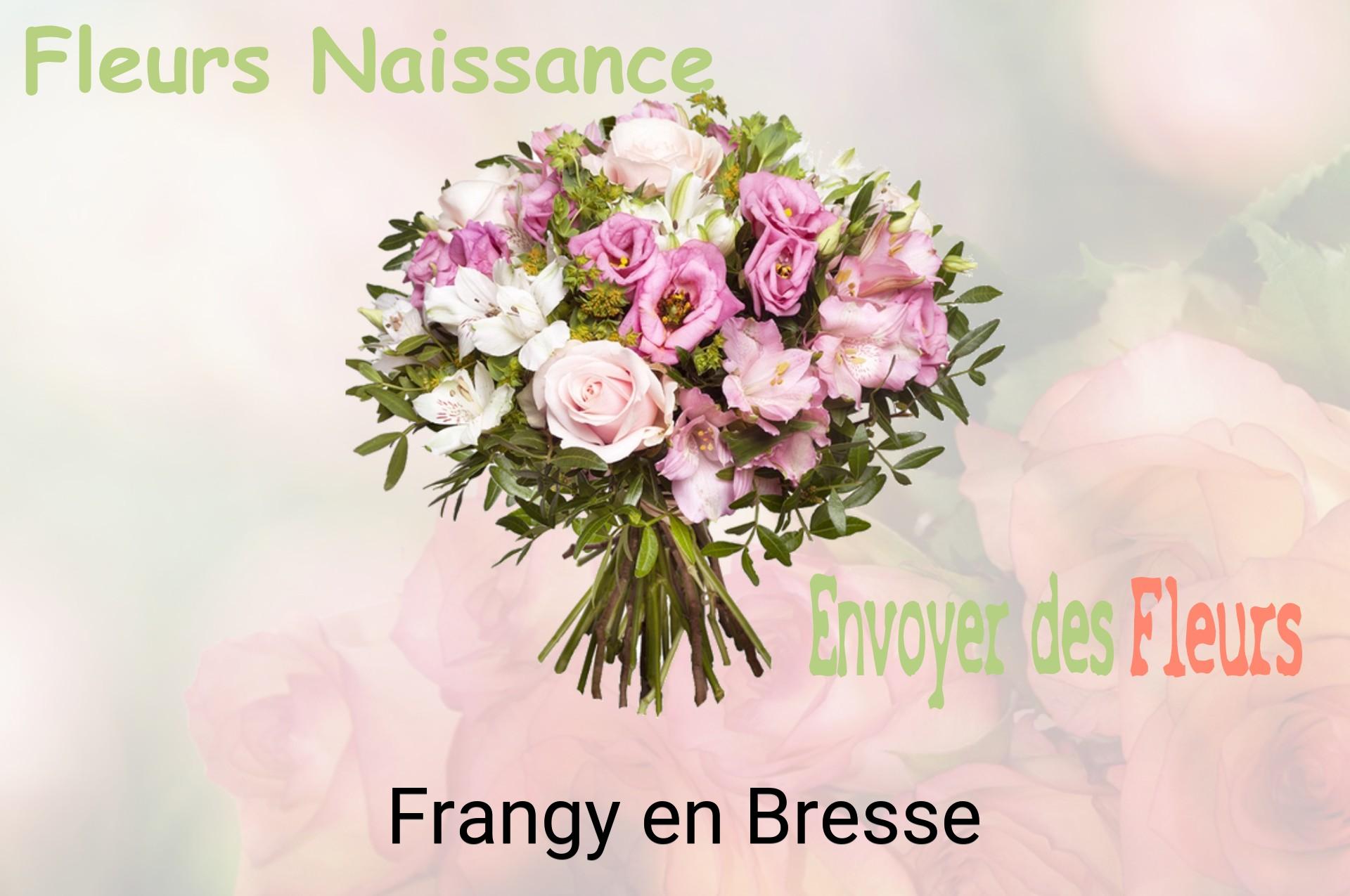 Bouquet de fleurs de naissance livré à Frangy-en-Bresse